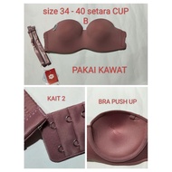 SOREX PUSH UP BRA Seamleas 2 6 7/ 471 with wire half cup medium foam cup a to B heel 2 size 36 - 40 