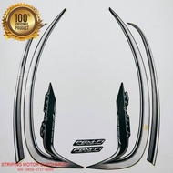 (ORI) striping honda scoopy stylish 2016 idling stop body hitam stndar