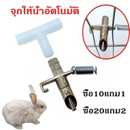 ซื้อ10แถม1 หัวดื่มสำหรับกระต่าย จุกให้น้ำอัตโนมัติ หัวให้น้ำนกอัตโนมัติ หัวให้น้ำหนูอัตโนมัติ หัวจ่ายน้ำหนู หัวจ่ายน้ำนก กระต่าย