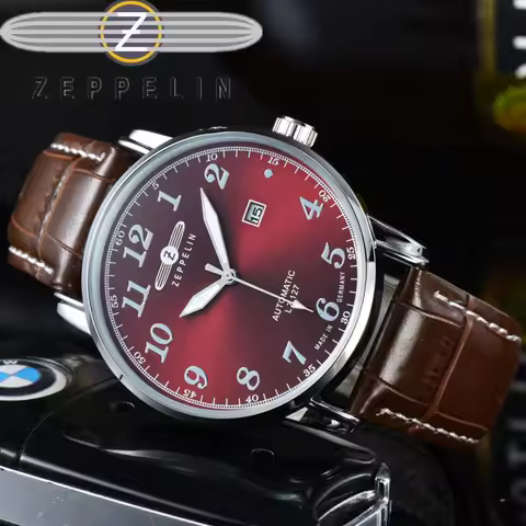 Fashion Zeppelin Hindenburg Series Quartz Machine Men's Retro Business Leisure Men's Watch Fashion W