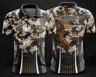 321d3 high-quality unisex polo shirt jersery IPSC ROYAL malaysia POLICE 3D print shirts Short sleeve