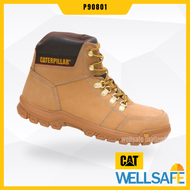 Ready to ship CATERPILLAR SHOES รองเท้าเซฟตี้ CAT หุ้มข้อ หัวเหล็ก พื้น Cement รุ่น Outline p90801 กันลื่น กันไฟฟ้า Catfootwear