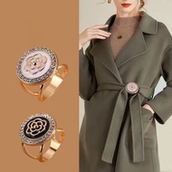 New Style Silk Scarf Buckle Ring Brooch Multifunctional Buckle Scarf Three Ring Buckle Scarf Buckle