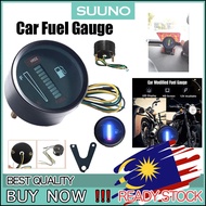 Universal Motor Motorcycle Car Fuel Meter Digital 2" 52mm 12V System Ratio Gauge Light Display Car