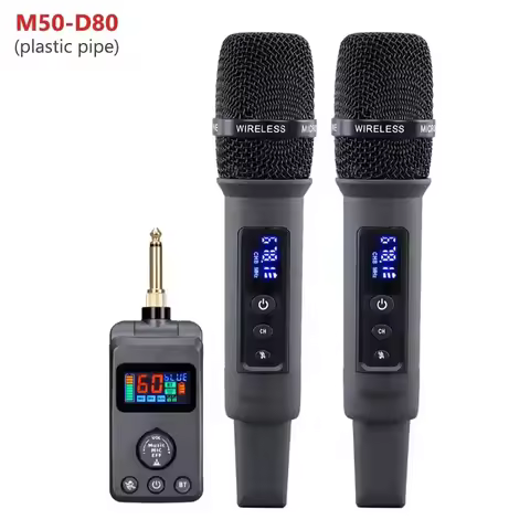 UHF Wireless Microphone AUX Use Microphone BT Recharging Anti Howling Effect Adjusted Echo Cancellat