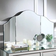 1pc 53x81cm 3 Way Mirror, Trifold Mirror, Tabletop Vanity Mirror, 3-In-1 Dressing Mirror For Living 
