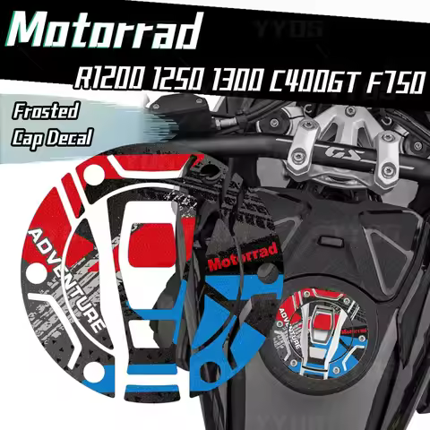 Frosted Motorcycle Tank Gas Cap Pad Cover Sticker Decals For F850GS F750GS ADV R 1300 GS r1250 r1200