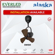 [Installation Available] ALASKA Swish 13" DC inverter Corner Fan (with Remote)