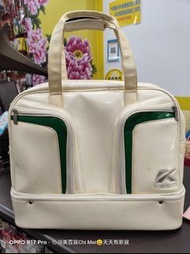 提把有裂--手提旅行袋-白色KASCO-高爾夫球用品45*37CM