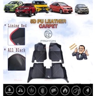 ALL PROTON MODEL 5D PU LEATHER CARPET wira/waja/persona/exora/saga/gen2/BLM/FL/FLX/X70