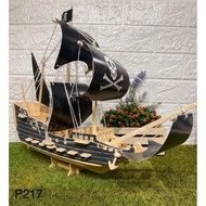 DIY 3D WOODEN PUZZLE PIRATE SHIP