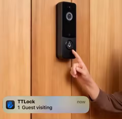 Smart TTLOCK App Wifi Digital Security Camera Wireless Intercom Ring Wireless Video Doorbell