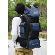 90L Lightweight Camping Outdoor Large Backpack Waterproof Wear-Resistant Backpack Large-Capacity Tra
