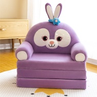 Children's Sofa Small Sofa Cute Princess Girls' Kindergarten Cartoon Foldable Bean Bag Backrest Chair Baby Sofa