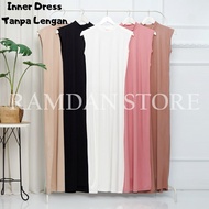 Inner Gamis Tanpa Lengan-Gamis Kutung Rayon Super Gamis Manset Buntung Manset Gamis Tanpa Lengan