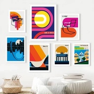 Scandinavian Simple Wall Art Travel Berlin Food Coffee HD Canvas Poster Print Home Bedroom Living Ro