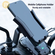 Bicycle Phone Holder Mount Alloy Phone Bracket Rotatable Mobile Holder Motorcycle Cellphone Holder