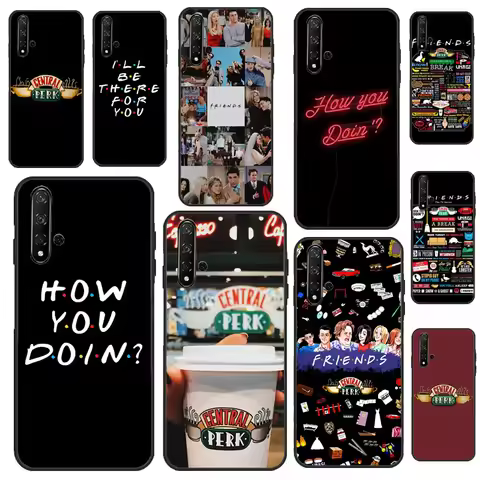 Central Perk Coffee Friends TV Show For Huawei Nova 12s 7i 8i 11i 12i 9 10 SE Y91 Y90 Y60 Y70 Y72 Y6
