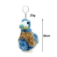 Cute Dodo Bird Plush&Keychain Extinct Animal Stuffed Toy Ultra-Soft Fluffy Mauritius Gift for Kids H
