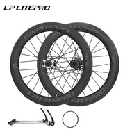 LP Litepro 349 Wheelset 40MM Rim For Folding Bike 16 Inch Wheels Straight Pull Hub Disc Brake Compat