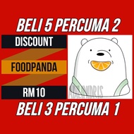 FOODPANDA VOUCHER | RM10 | 50% 40% | NEW ACCOUNT | ANDROID IOS