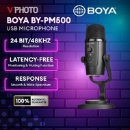 BOYA Microphone BY-PM500 Desktop Mic USB-A/Type-C Condenser Mic (PC & Phone Mic) / BY-PM700