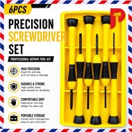 Precision 6 pcs Screwdriver Set Watch Jewelry Glasses Electronic Small Screw