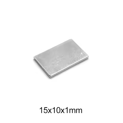 15X10X1 mm Block Powerful Magnet 15*10*1 mm Bulk Sheet Neodymium Magnet 15x10x1mm Strong Permanent N