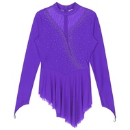 Women Figure Ice Skating Gymnastics Leotard Dress Lyrical Dance