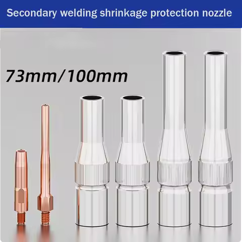 Protective Nozzle Extended Protective Cover Purple Copper Conductive Nozzle 350A Gas Shielded Weldin