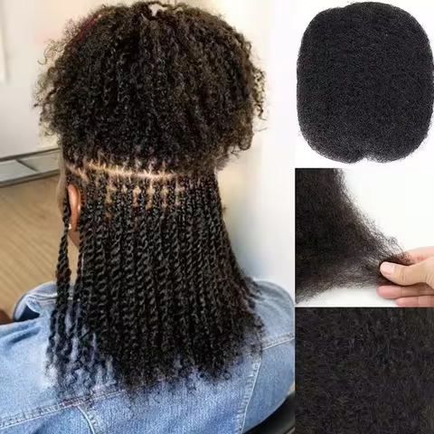 Brazilian Afro kinky Bulk Human Hair For Braiding Remy Hair Bundle QVR Remy Bulk Hair No Attachment 