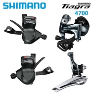 Shimano Tiagra 4700 Groupset จักรยานเสือหมอบความเร็ว2X10 ST ตัวเปลี่ยนเกียร์ S4700 SL 4700แถบแบนเปลี
