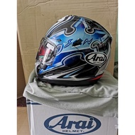 Arai RX7X NAKANO SILVER HELMET