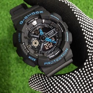 GSHOCK GA110 SPORT ANADIGIT JAM TANGAN ANALOG BLACK BLUE FOR MEN