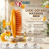 VESS HONEY SHAMPOO Comb HONEY SHAMPOO BRUSH H-600 Scalp Massage Deep Cleansing Moisturizing Hair