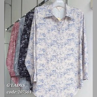 B2600 BLOUSE KEMEJA G’LADYS SIGNATURE CORAK ITALIAN SILK