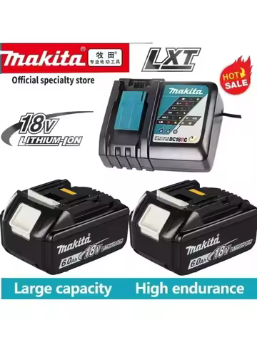 Makita 6Ah original Battery compatible Makita 18V power tools DDF487 DGA404 DTW700 DTD173 DHP487 Lit