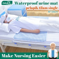 ZhenqingHuli Summer Sleeping Mat Mattress Protector Urine Waterproof Lapik Katil Hospital Anti Bedore Mattress Adults Pad Absorba Underpad