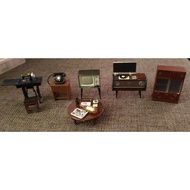 Vintage Japanese Miniature Dollhouse furniture set