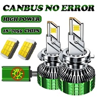 2Piece 190W 30000LM H4 H7 LED Headlights Bulb Canbus 7055 CSP LED H1 H11 9005 HB3 9006 HB4 H8 H9 901