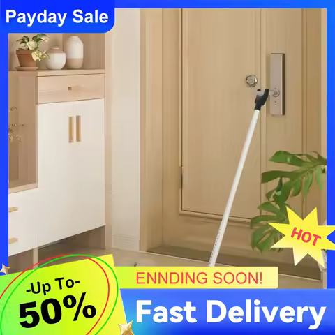Door Security Bar Adjustable Door Stopper Sliding Door Lock Bar Door Jammer for Home Apartment Trave