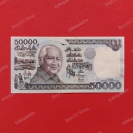 Uang Kuno Indoneaia 50000 Rupiah Soeharto Emisi 1995 imp 1995