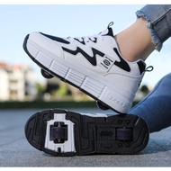 Double wheel Adult heely shoes, children's roller skates, men's and women's heel 2024