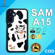 PJC Case Samsung A15 Latest [COW] Casing Samsung A15 Hardcase Softcase Premium Glossy