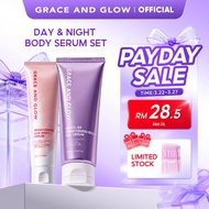 Grace and Glow Perfect Combo 2in1  White-B3 Bright Body Gel Serum + Brightening Sun Body Serum