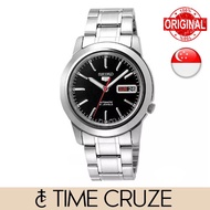 [Time Cruze] Seiko 5 SNKE53  Automatic 21 Jewels Stainless Steel Black Dial Men's Watch SNKE53K1 SNKE53K