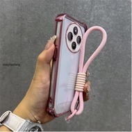 Red redmi 14c poco c75 2024 5g Phone Case Shockproof New Color Pink Plating Soft TPU Protective Case