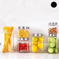 Glass Jar Decorative Jar Airtight Used Spice Jar Kitchen Bottle/ Glass Container/ Glass Jar/ Glass J