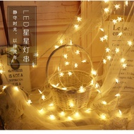 MSDIY  Lampu raya 3M / 20 LED Star Deco Light Wedding Raya X’mas 1173