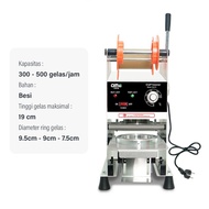 QME-sealing machine gelas jumbo cup sealer mesin penyegel gelas plastik